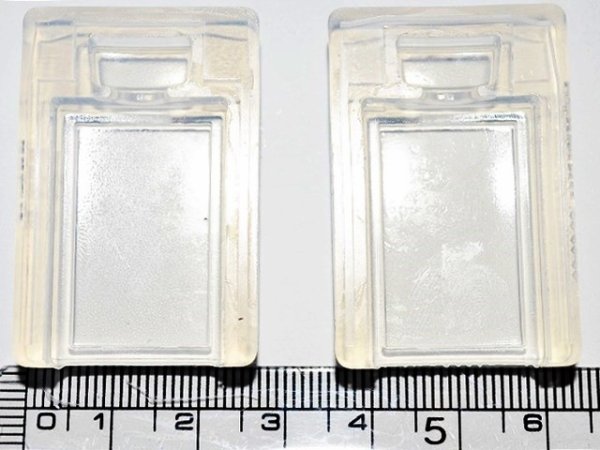 画像1: (S14)シリコンモールド　角立体型香水ボトル (1)