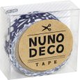 画像1: (KA15-246)　ヌノデコテープ 【北欧の夜】 幅1.5cm 布デコ 名前テープ ハンドメイド 手芸 ネーム 布製 布マスキングテープ (1)