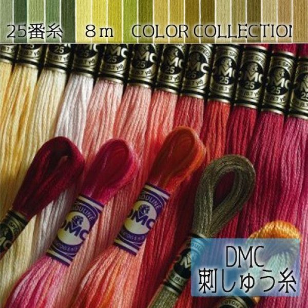 画像1: (dmc25-14) 【緑・黄緑系5】刺繍 刺しゅう糸 DMC 25番糸 豊富なカラーバリエーション クロスステッチ 手芸 クラフト (1)