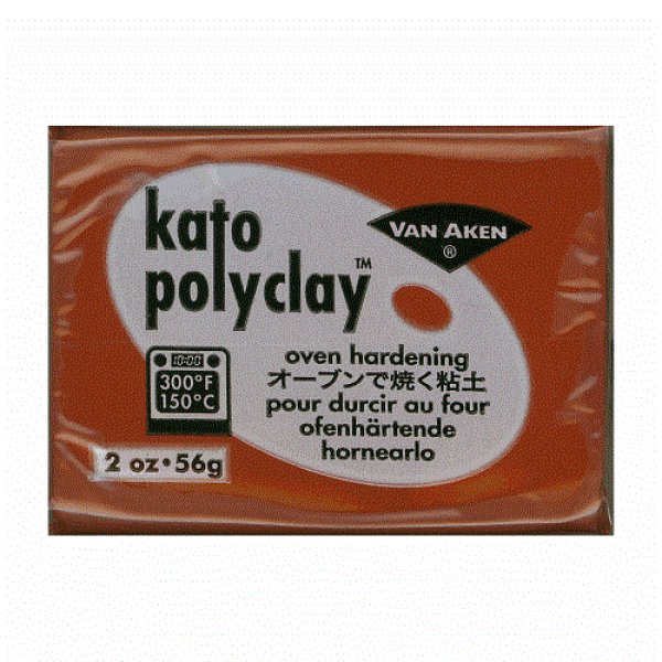 画像1: (deco53)  オーブン 粘土 kato polyclay メタリックコパー56g ポリマークレイ 粘土細工 クレイアート クレイクラフト (1)