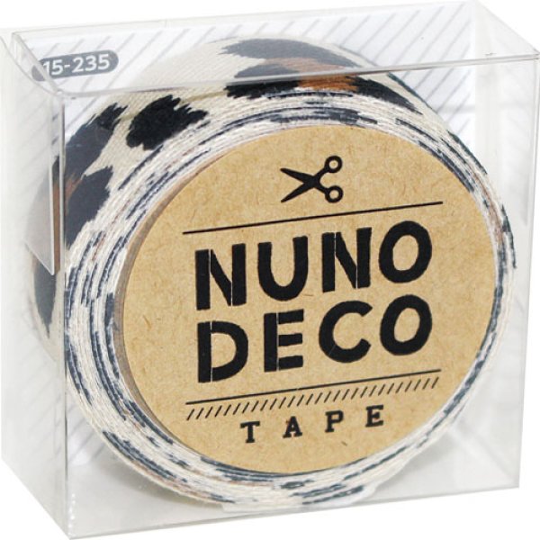 画像1: (KA15-235)　ヌノデコテープ 【ひょう】 幅1.5cm 布デコ 名前テープ ハンドメイド 手芸 ネーム 布製 布マスキングテープ (1)